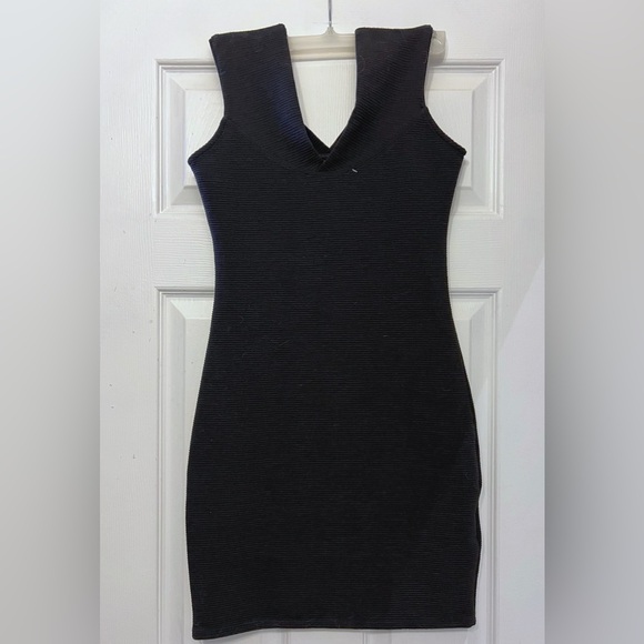 Mango black form fitting dress (size 4, brand new) - Picture 2 of 3
